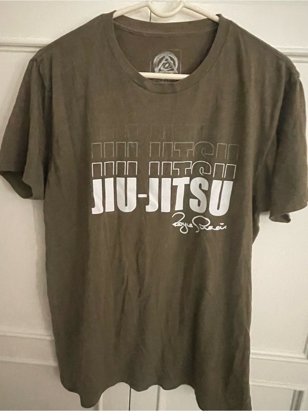 O'Neill Olive Green Jiu-Jitsu Graphic Tee Royce Gracie